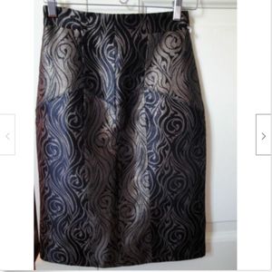 NWOT Nicole Miller High Waisted Pencil Skirt SZ 0
